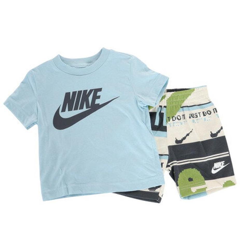 ナイキ（NIKE）（キッズ）半袖Tシャツ キッズ 上下セットライフスタイル ※要サイズ確認 76K789-W3Z