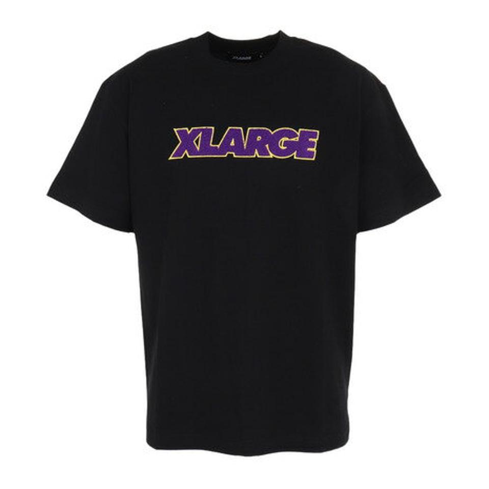【10％OFFクーポン対象！9/7まで】エクストララージ（XLARGE）（メンズ、レディース）半袖Tシャツ メンズ CHENILLE STANDARD 101232011023-BLACK