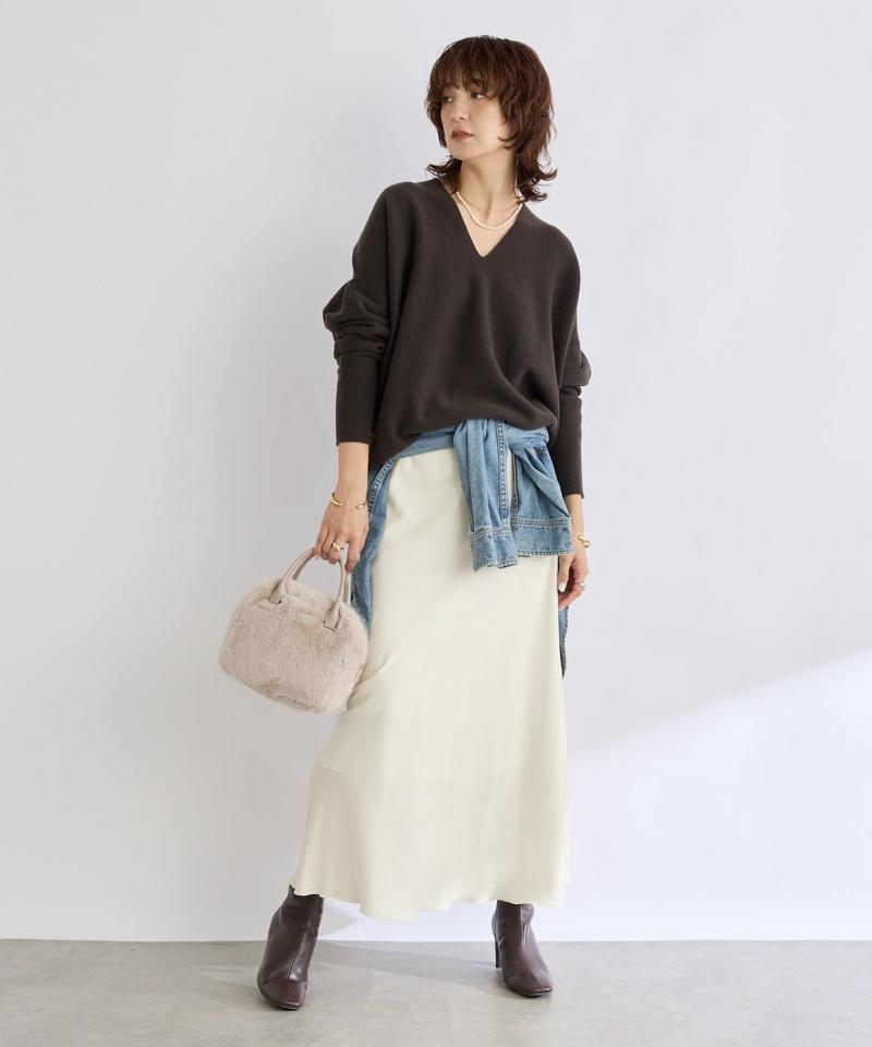 【ベストセラー】【秋の羽織に】【MONN.:.(モン)】ビッグデニムシャツ