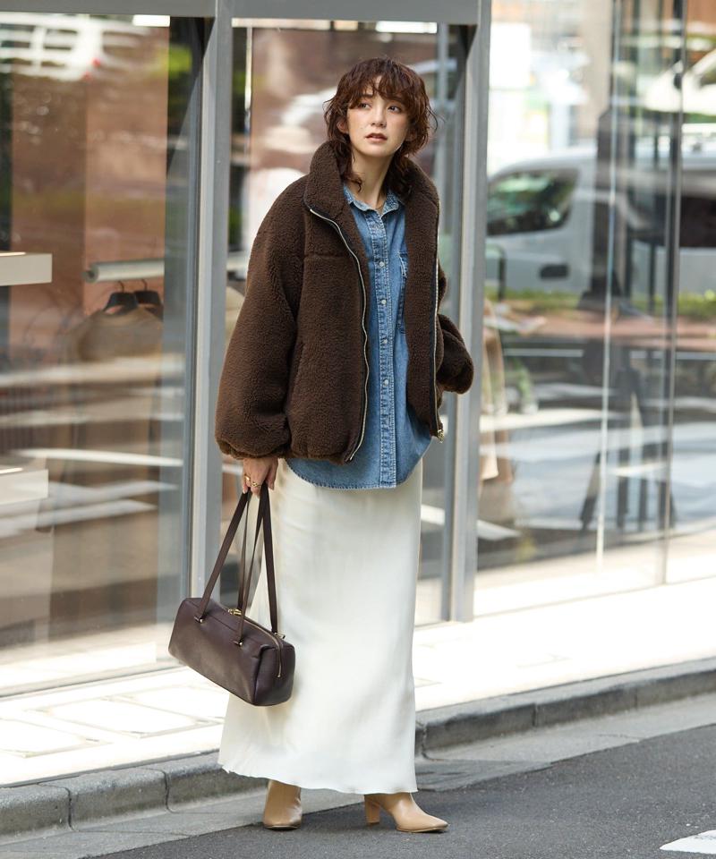 【ベストセラー】【MONN.:.(モン)】ビッグデニムシャツ