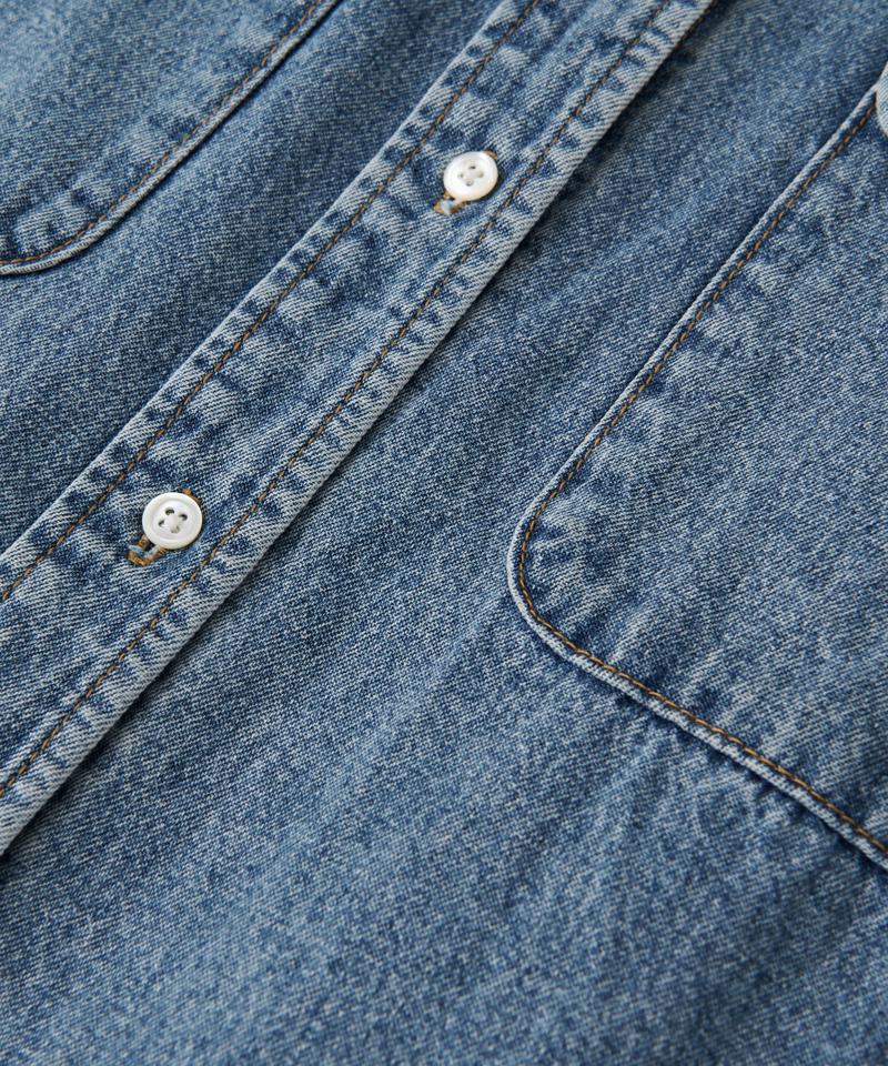 【ベストセラー】【MONN.:.(モン)】ビッグデニムシャツ