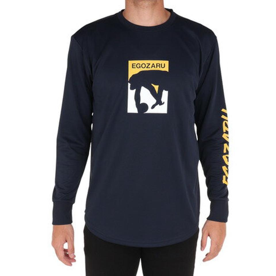【2点10%OFFクーポン対象！9/14まで】エゴザル（EGOZARU）（メンズ）バスケットボールウェア 長袖Tシャツ EZLT-F2304-004