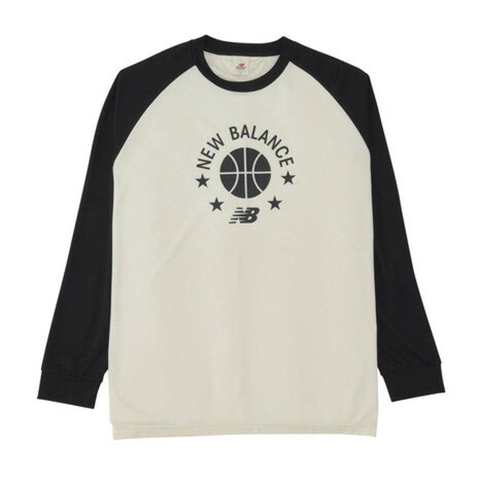 ニューバランス（new balance）（メンズ） バスケットボールウェア カラーブロックロングTシャツ AMT35183