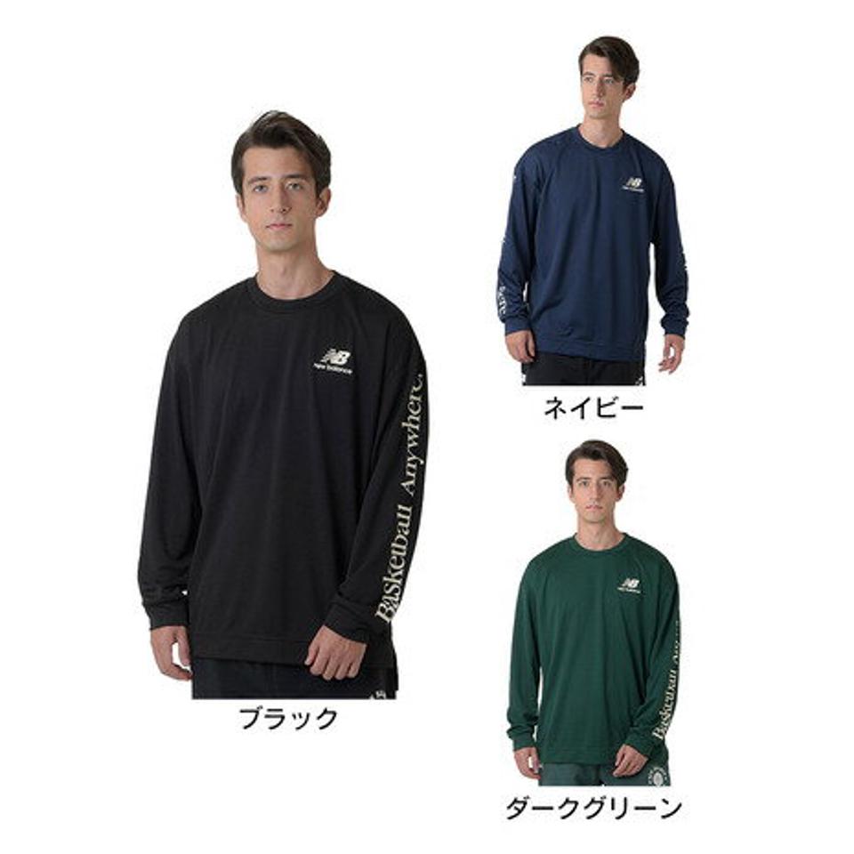 ニューバランス（new balance）（メンズ） バスケットボールウェア Arm Graphic ロングTシャツ AMT35181