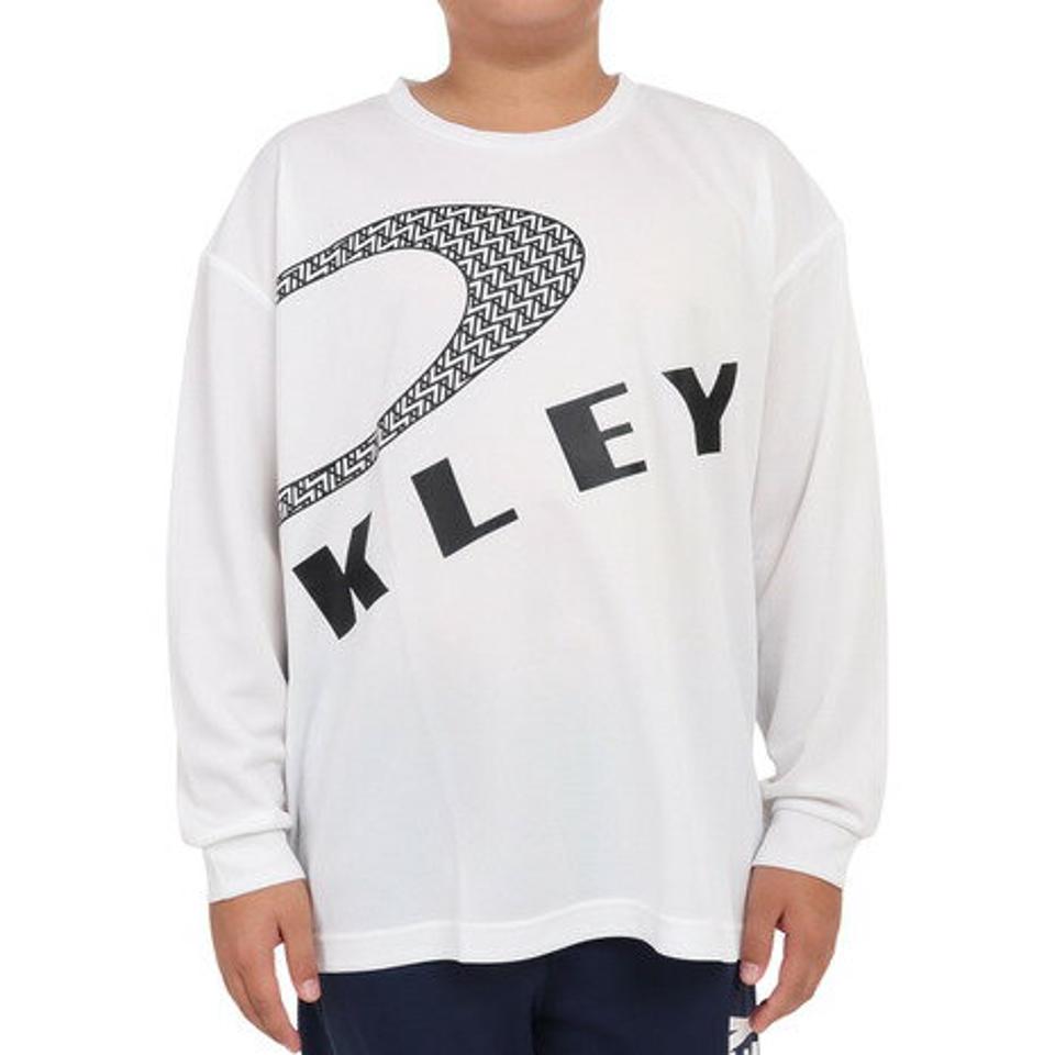 【9/10 24h限定 エントリー＆対象4店舗買い回りで最大P10倍！】オークリー（OAKLEY）（キッズ）長袖Tシャツ キッズ Enhance Strt Qd Ytr 6.0 FOA405772-100