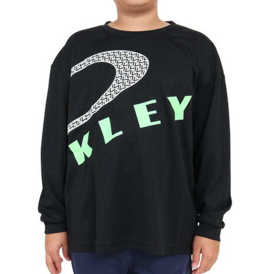 オークリー（OAKLEY）（キッズ）長袖Tシャツ キッズ Enhance Strt Qd Ytr 6.0 FOA405772