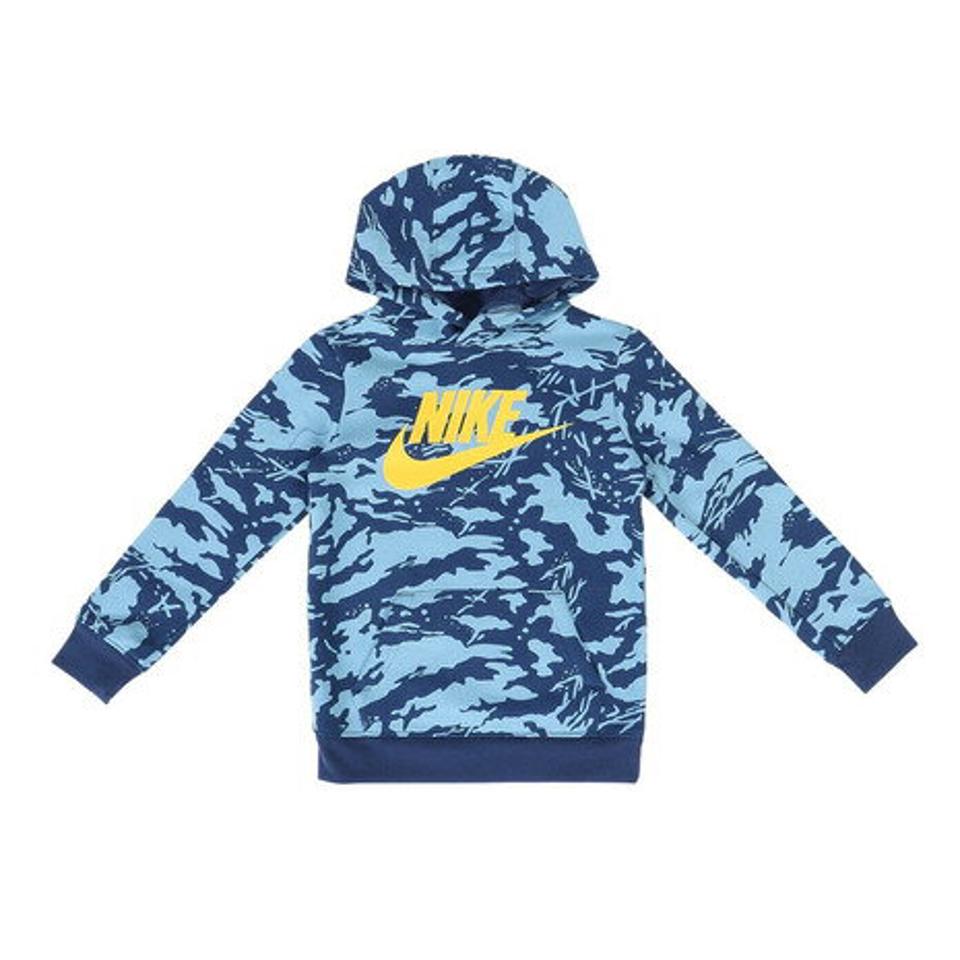 【3/10 24h限定 エントリー＆対象3店舗以上買い回りで最大P10倍！】ナイキ（NIKE）（キッズ）キッズ B NSW CLUB CAMO FLC プルオーバー 86J809-U3E ※要サイズ確認