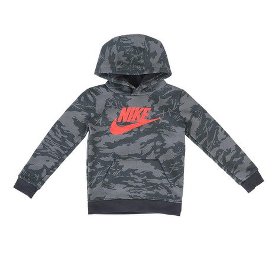 【3/10 24h限定 エントリー＆対象3店舗以上買い回りで最大P10倍！】ナイキ（NIKE）（キッズ）ボーイズ NSW CAMO FLC プルオーバー 76J809-M19 ※要サイズ確認