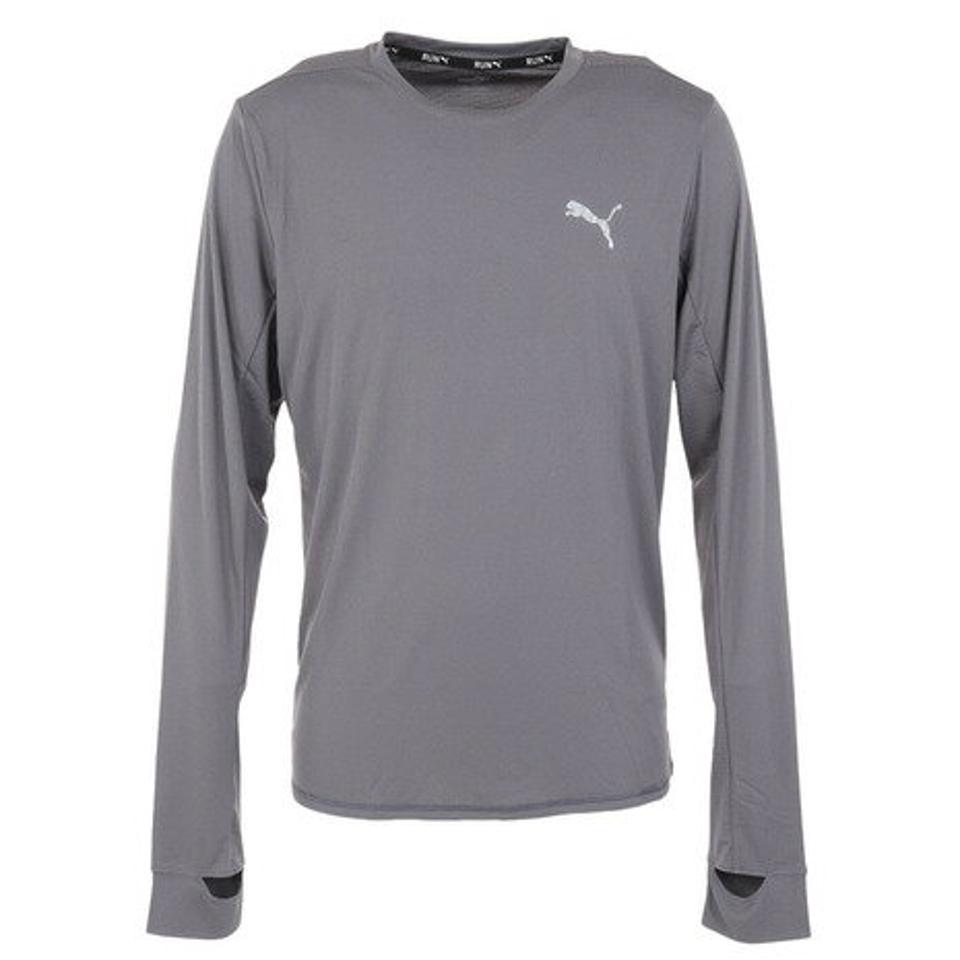 プーマ（PUMA）（メンズ）長袖Tシャツ メンズ RUN FAVORITE 523669 15 DGRY