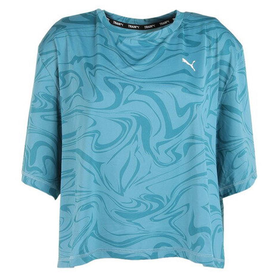 プーマ（PUMA）（レディース）半袖Tシャツ レディース TRAIN FAVORITE CROP 523659 48 TQS