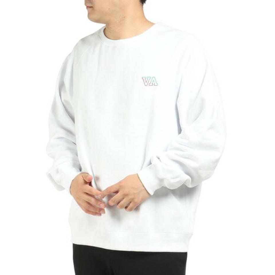 ルーカ（RVCA）（メンズ）トレーナー メンズ HAMPTON CREW プルオーバー BC042038 WHT