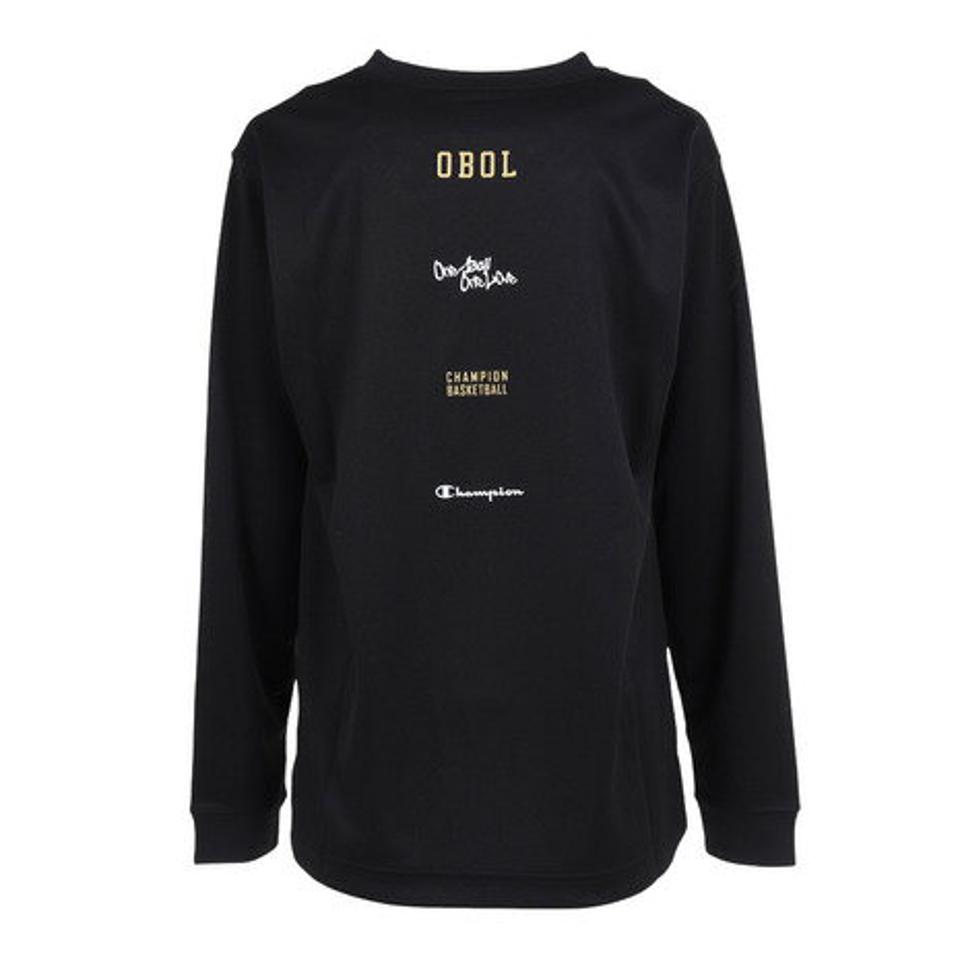 チャンピオン（CHAMPION）（キッズ）バスケットボールウェア ミニ ロングスリーブTシャツ CK-YB415