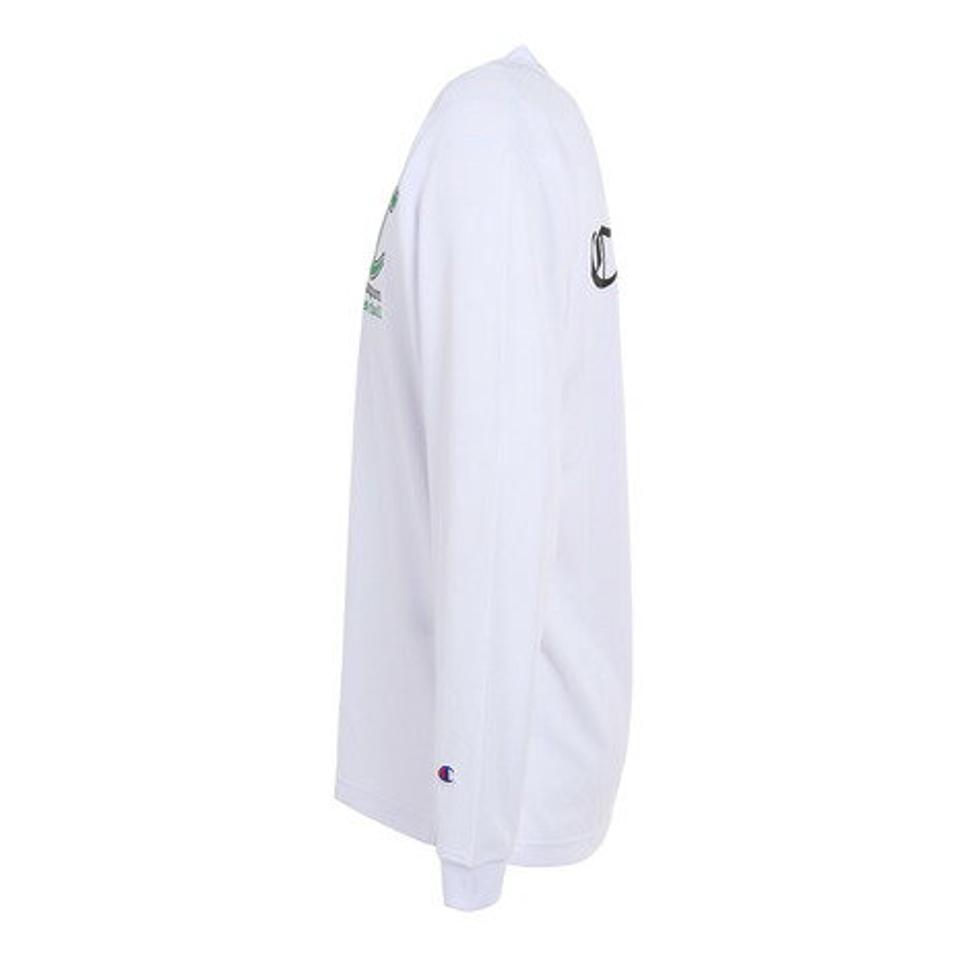 【3点10%OFFクーポン対象！10/12まで】チャンピオン（CHAMPION）（メンズ）バスケットボールウェア ロングスリーブTシャツ C3-YB417 010
