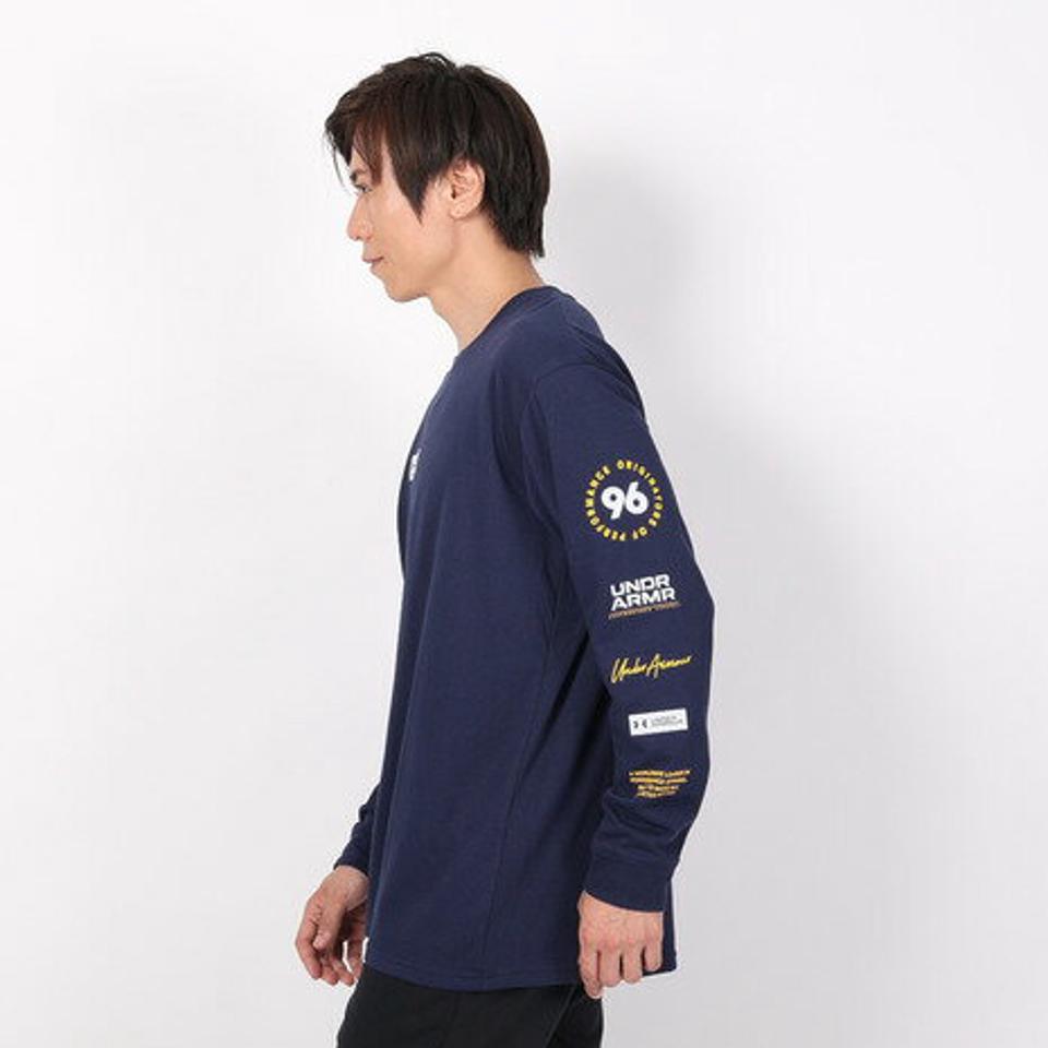 【3/10 24h限定 エントリー＆対象3店舗以上買い回りで最大P10倍！】アンダーアーマー（UNDER ARMOUR）（メンズ）長袖Tシャツ メンズ ヘビーウエイト グラフィック 1381360 410