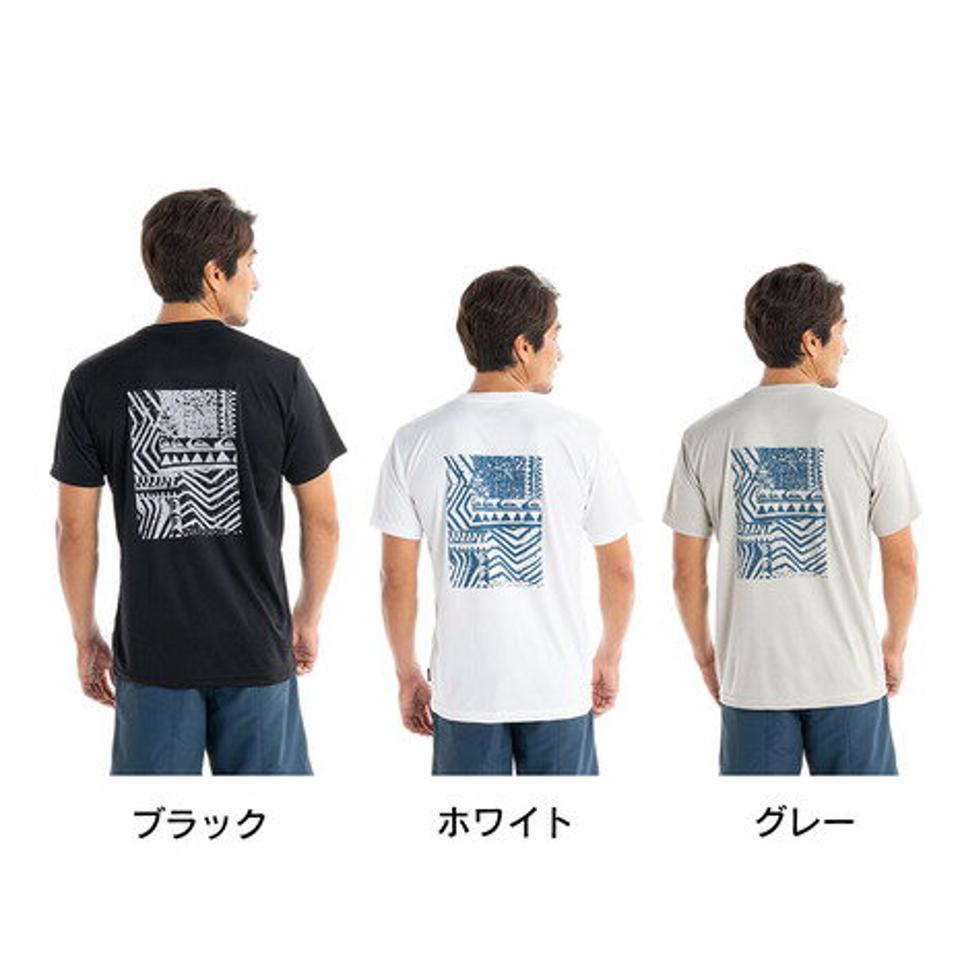 クイックシルバー（Quiksilver）（メンズ）ラッシュガード 半袖 Tシャツ UVカット UPF50+ 水陸両用 QUIK SPRAY SS QLY231012