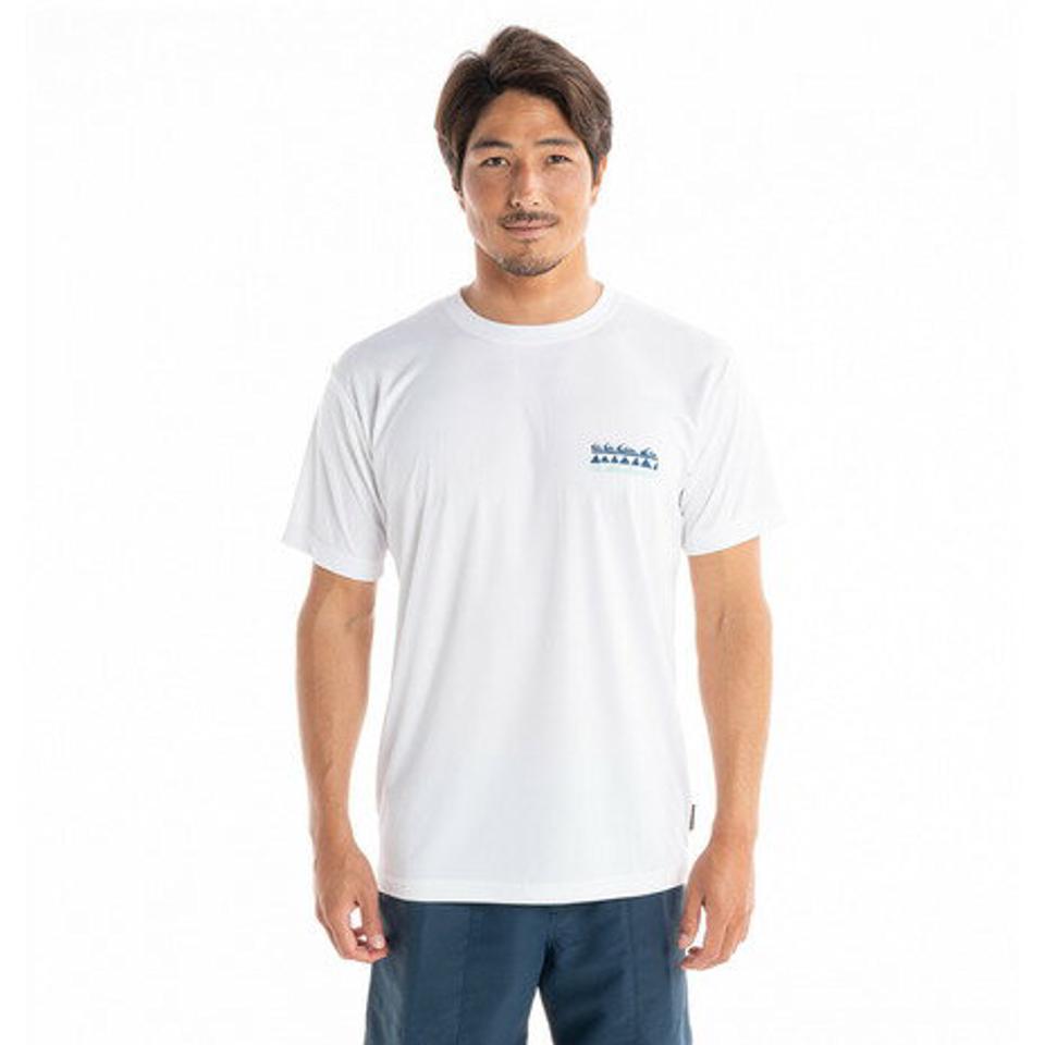 クイックシルバー（Quiksilver）（メンズ）ラッシュガード 半袖 Tシャツ UVカット UPF50+ 水陸両用 QUIK SPRAY SS QLY231012