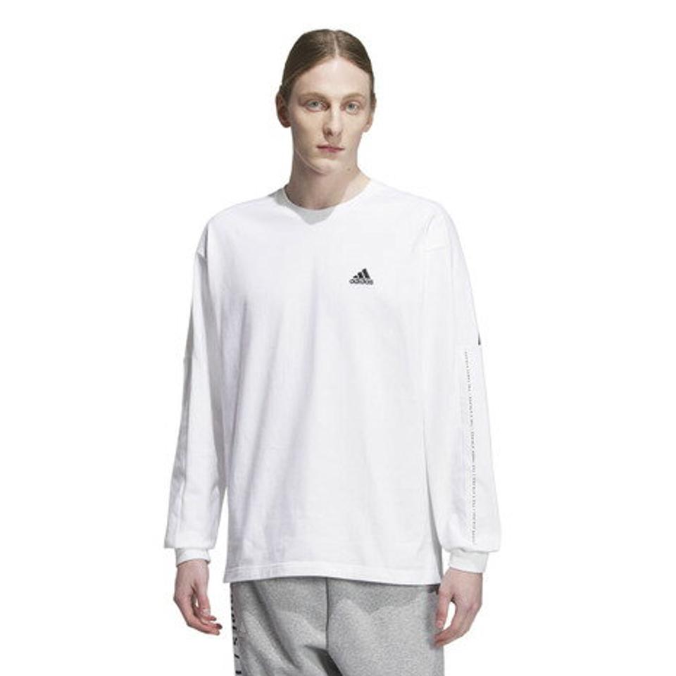 アディダス（adidas）（メンズ）Tシャツ 長袖 メンズ ワーディング ルーズフィット IEH99-IK7344 ロンT