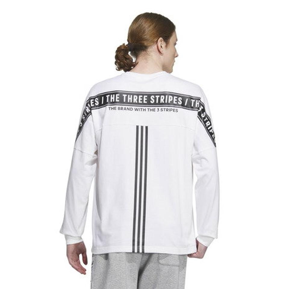 アディダス（adidas）（メンズ）Tシャツ 長袖 メンズ ワーディング ルーズフィット IEH99-IK7344 ロンT