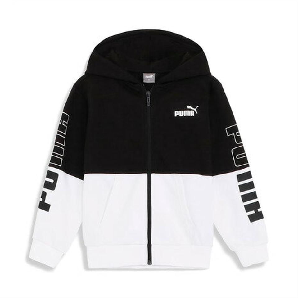 プーマ（PUMA）（キッズ）ジャージ キッズ ボーイズ POWER カラーブロック フーデッド 678571