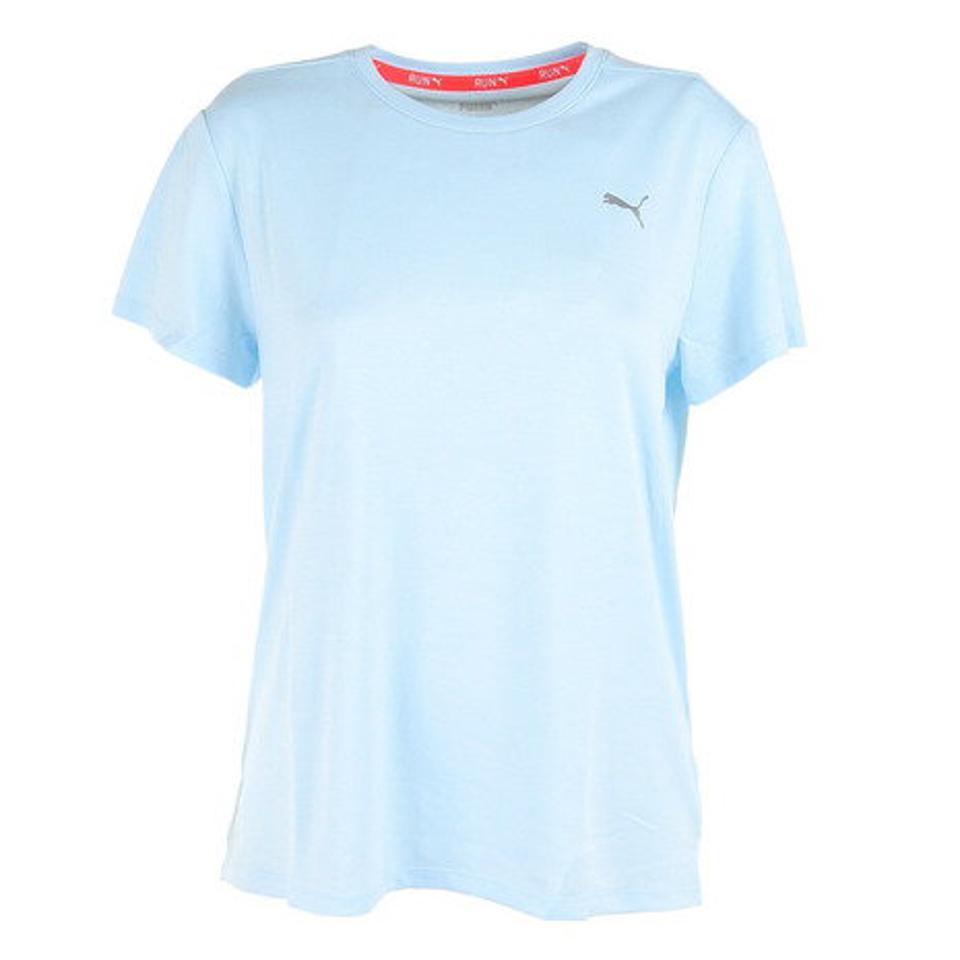 【1/25 24h限定 エントリー＆対象3店舗買い回りで最大P10倍！】プーマ（PUMA）（レディース）半袖Tシャツ レディース RUN FAVORITE ヘザー 523693 69 LBLU