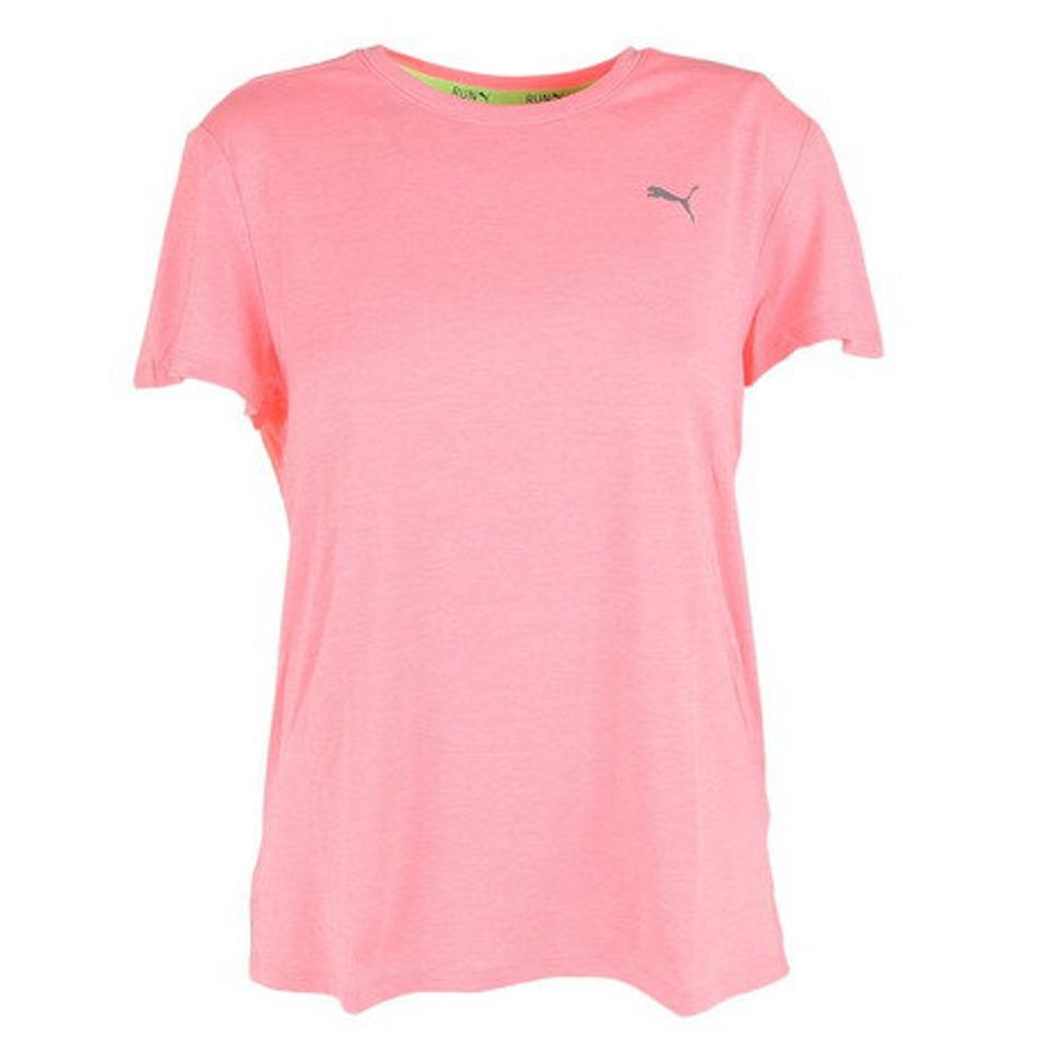 プーマ（PUMA）（レディース）半袖Tシャツ レディース RUN FAVORITE ヘザー 523693