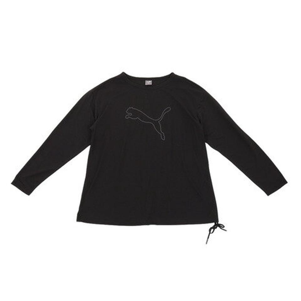 【1/25 24h限定 エントリー＆対象3店舗買い回りで最大P10倍！】プーマ（PUMA）（レディース）長袖Tシャツ レディース MOTION 677699 01 BLK