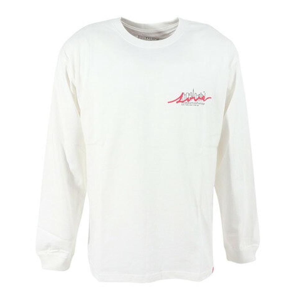 【15%OFFクーポン対象！2/1まで】マンハッタンポーテージ（ManhattanPortage）（メンズ）長袖プリントTシャツ 23FW-MP-M549 WHT