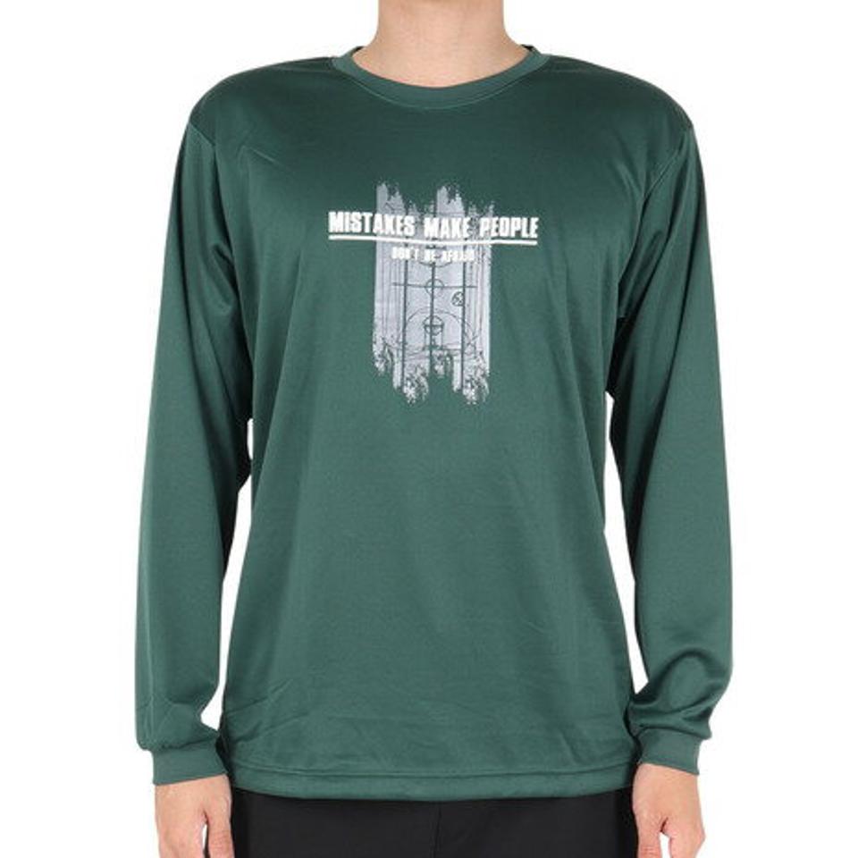 【3点10%OFFクーポン対象！10/12まで】エックスティーエス（XTS）（メンズ）バスケットボールウェア ドライプラス 長袖Tシャツ 751TS3ES0030GRN