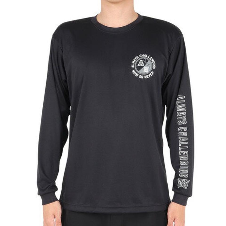 エックスティーエス（XTS）（メンズ）バスケットボールウェア ドライプラス 長袖Tシャツ 751TS3ES0028BLK