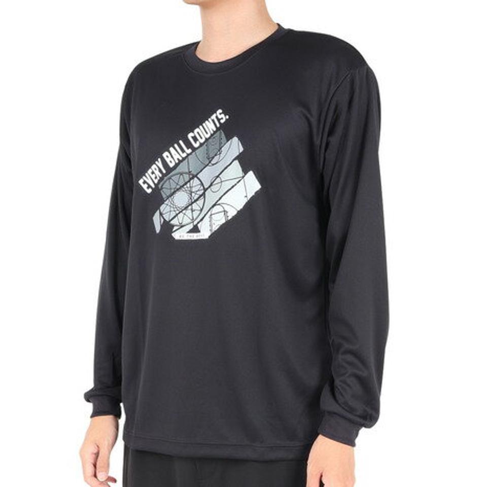 【3点10%OFFクーポン対象！10/12まで】エックスティーエス（XTS）（メンズ）バスケットボールウェア ドライプラス 長袖Tシャツ 751TS3ES0024BLK