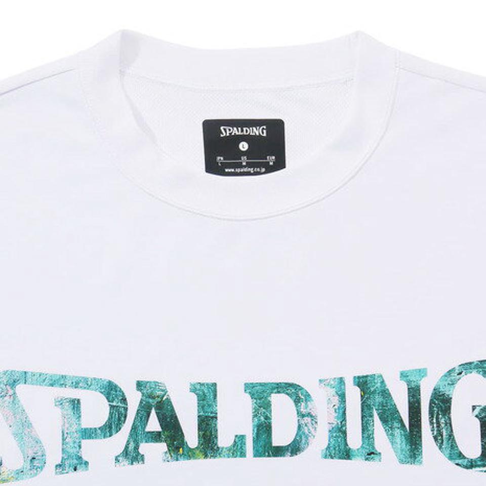 スポルディング（SPALDING）（メンズ）バスケットボールウェア Tシャツ ウォールペイント ロゴ SMT23114