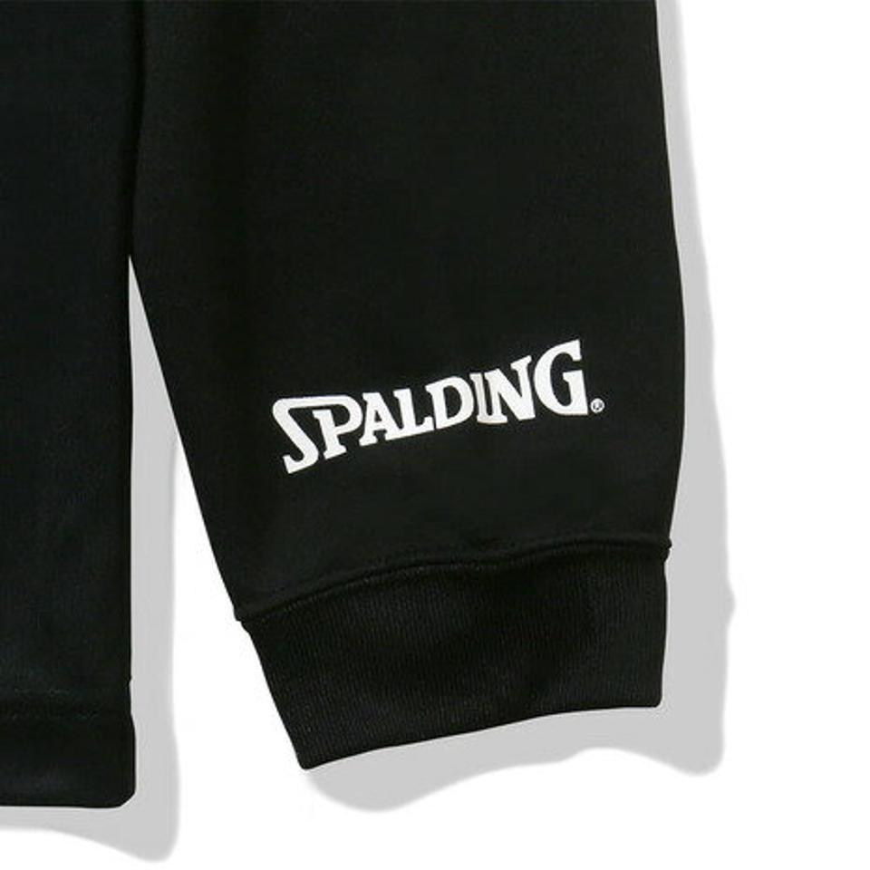 【3点10%OFFクーポン対象！10/12まで】スポルディング（SPALDING）（キッズ）バスケットボールウェア ジュニア ロングスリーブTシャツ ボールプリント SJT23155BW