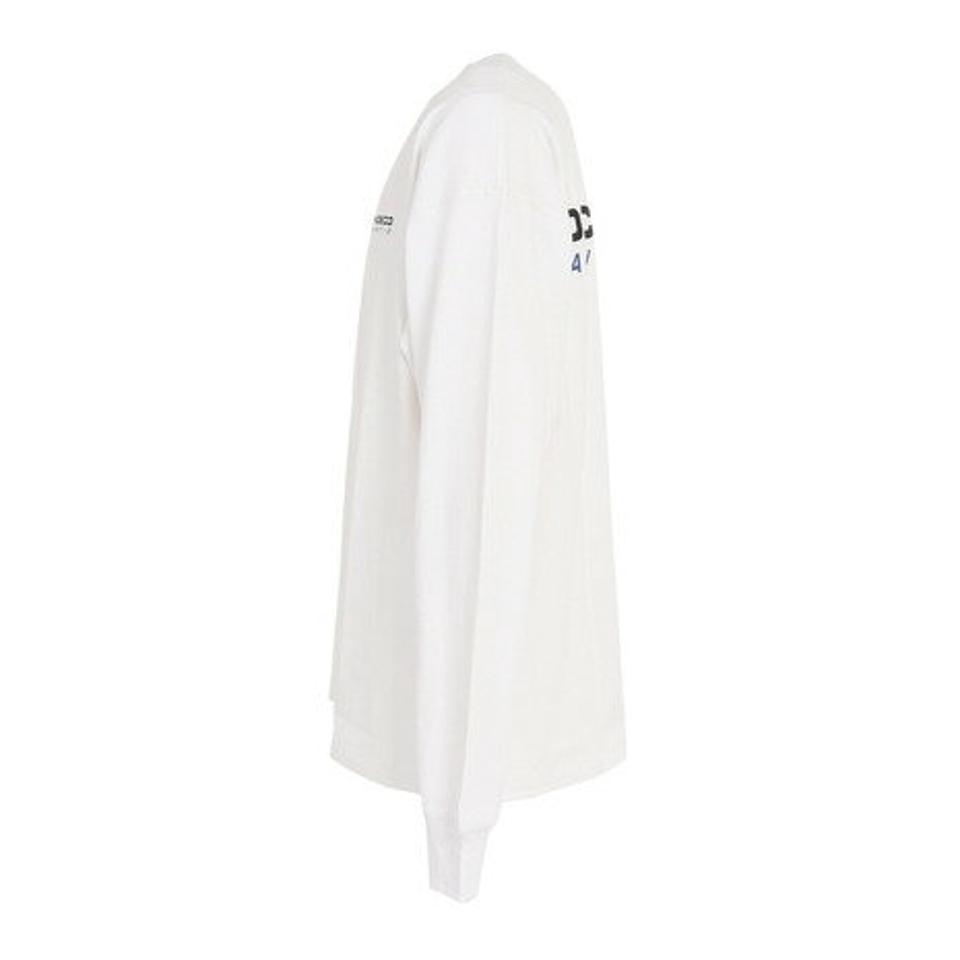 ディーシーシューズ（DC SHOES）（メンズ）AUTHENTIC OBLIQUE ロゴ長袖Tシャツ 23FWDLT234064WHT