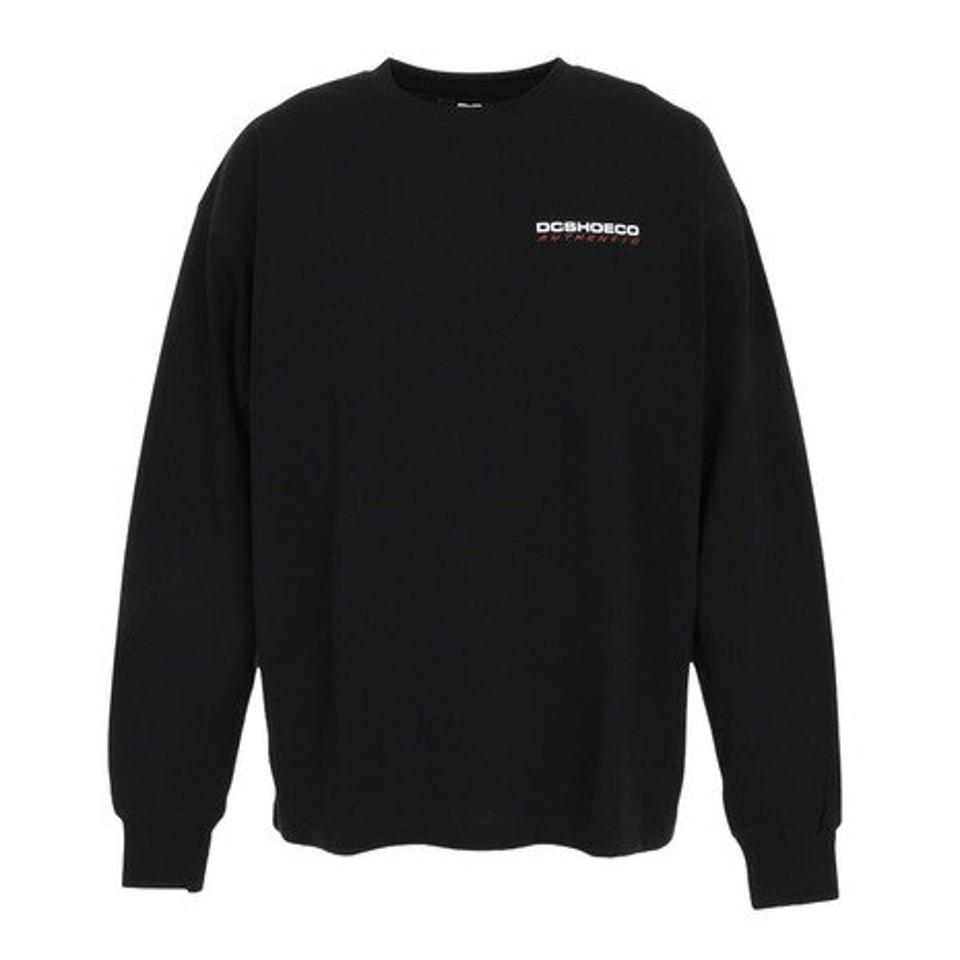 ディーシーシューズ（DC SHOES）（メンズ）長袖Tシャツ AUTHENTIC OBLIQUE ロゴ 23FWDLT234064