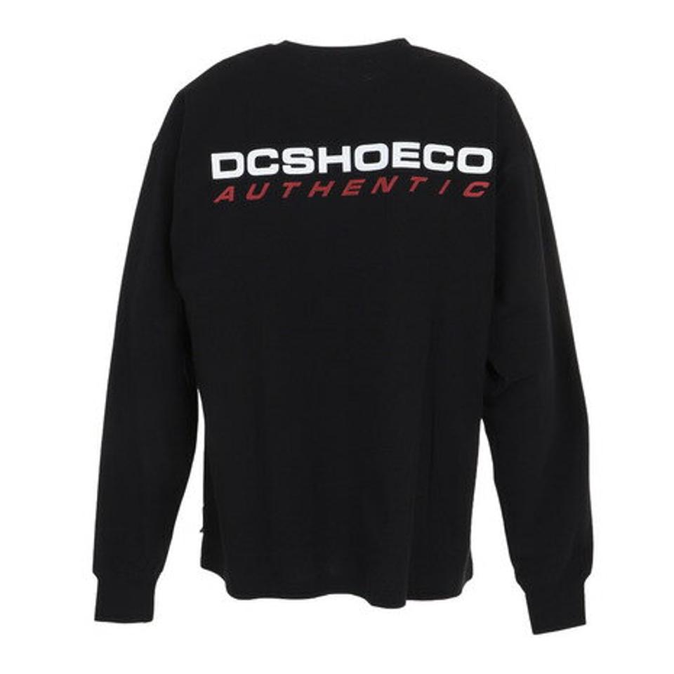 ディーシーシューズ（DC SHOES）（メンズ）長袖Tシャツ AUTHENTIC OBLIQUE ロゴ 23FWDLT234064