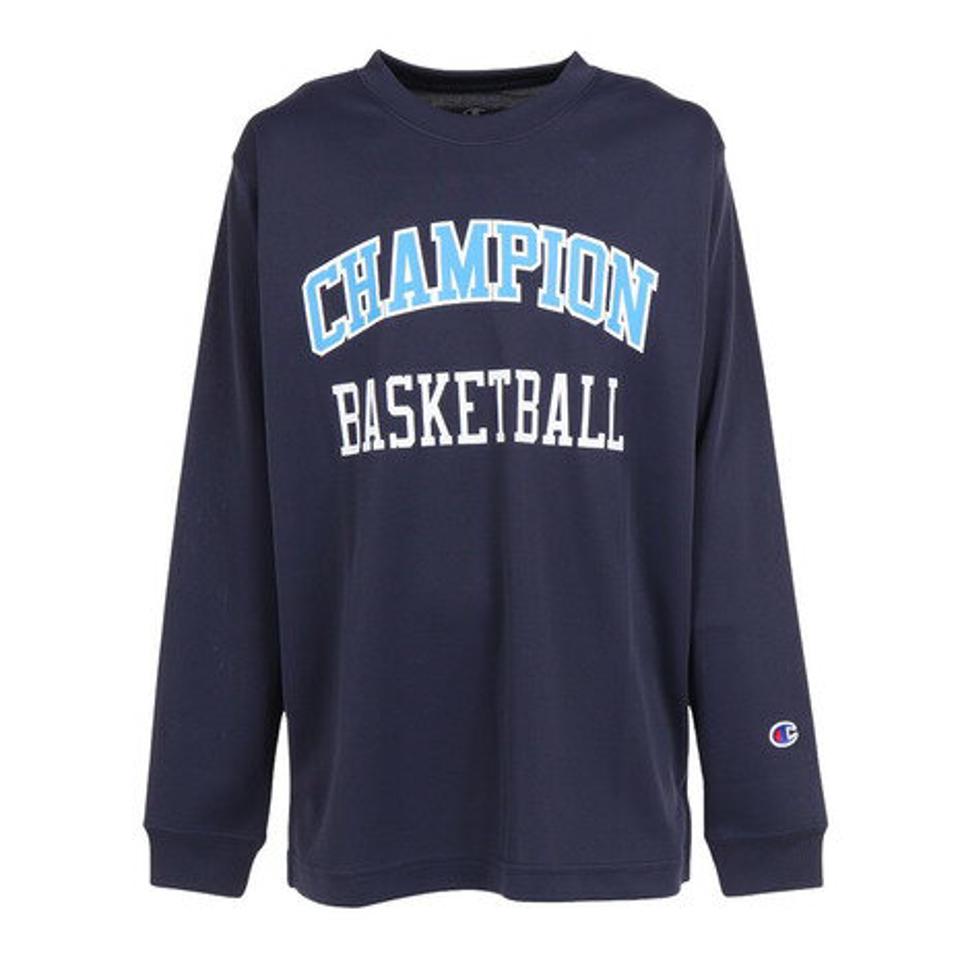 チャンピオン（CHAMPION）（キッズ）バスケットボールウェア ミニ ロングスリーブTシャツ CK-YB416