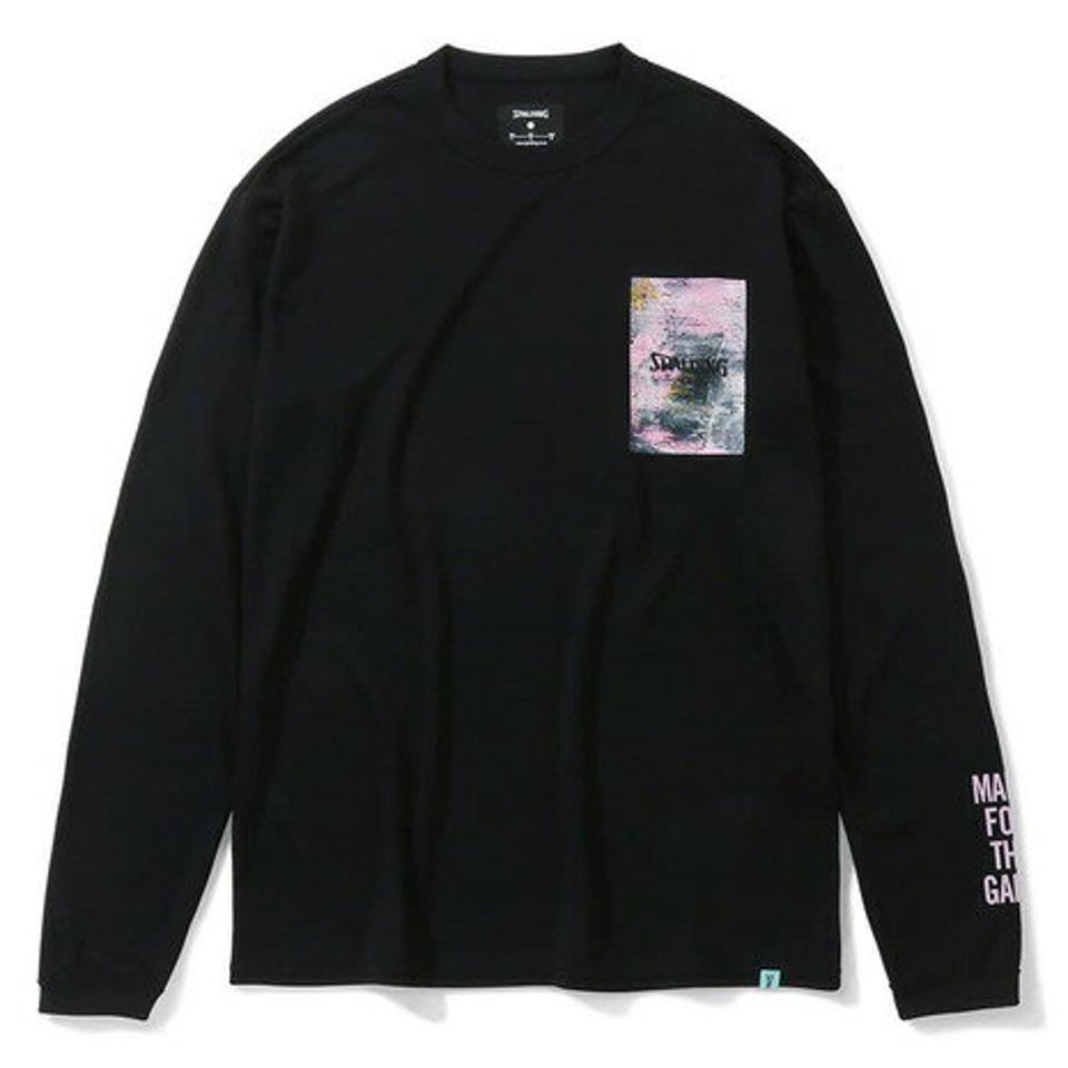 スポルディング（SPALDING）（メンズ）バスケットボールウェア ロングスリーブTシャツ ウォールペイント SMT23115
