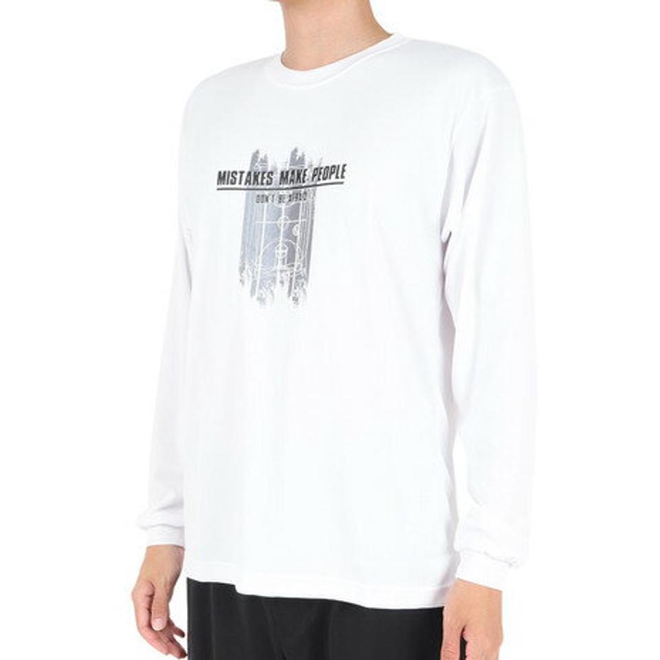 【3点10%OFFクーポン対象！10/12まで】エックスティーエス（XTS）（メンズ）バスケットボールウェア ドライプラス 長袖Tシャツ 751TS3ES0030WHT