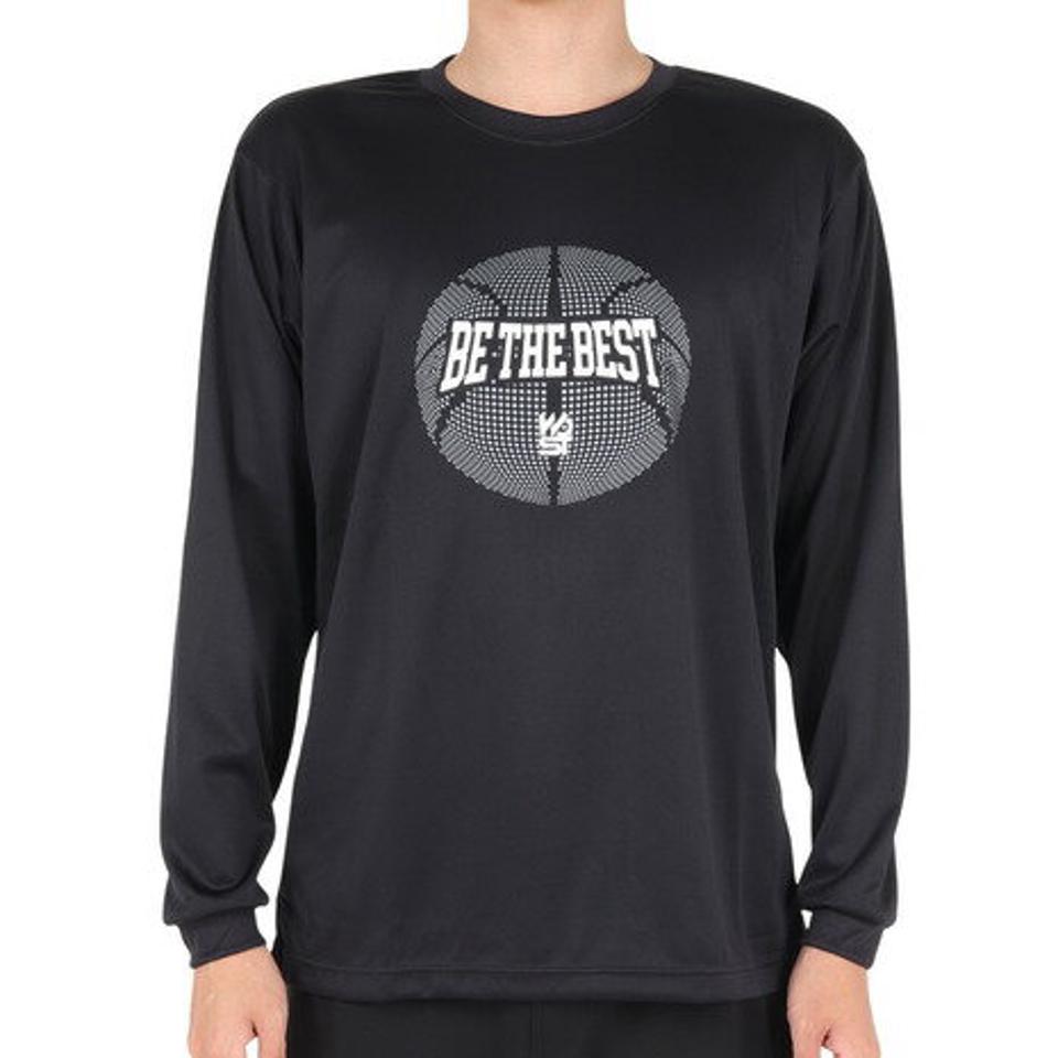 エックスティーエス（XTS）（メンズ）バスケットボールウェア ドライプラス 長袖Tシャツ 751TS3ES0027BLK 速乾