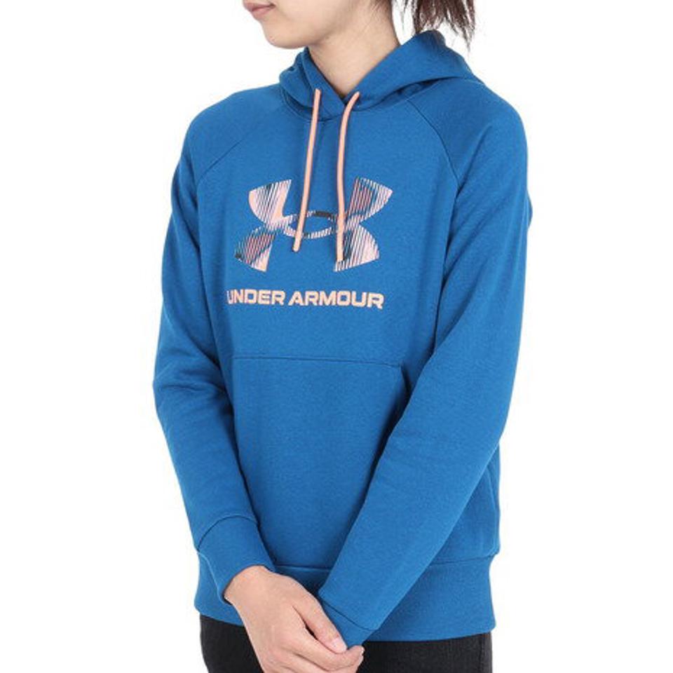 アンダーアーマー（UNDER ARMOUR）（レディース）パーカー レディース ライバルフリース プリント 1381240