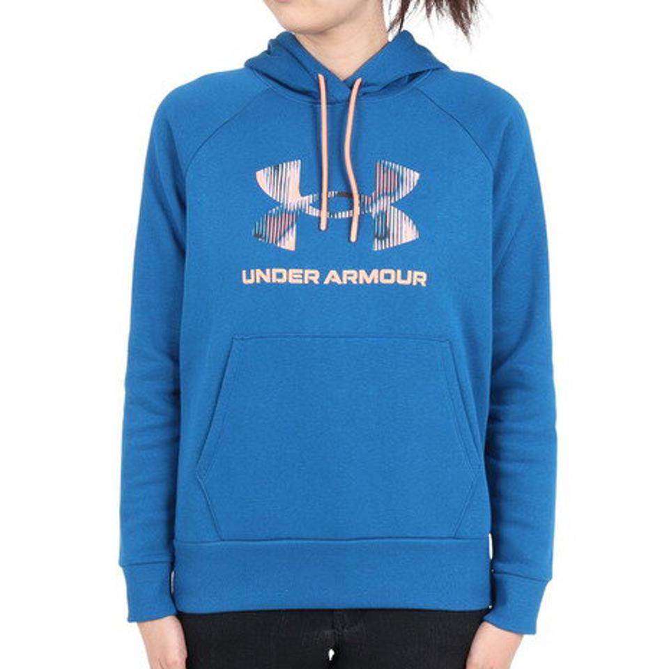 アンダーアーマー（UNDER ARMOUR）（レディース）パーカー レディース ライバルフリース プリント 1381240