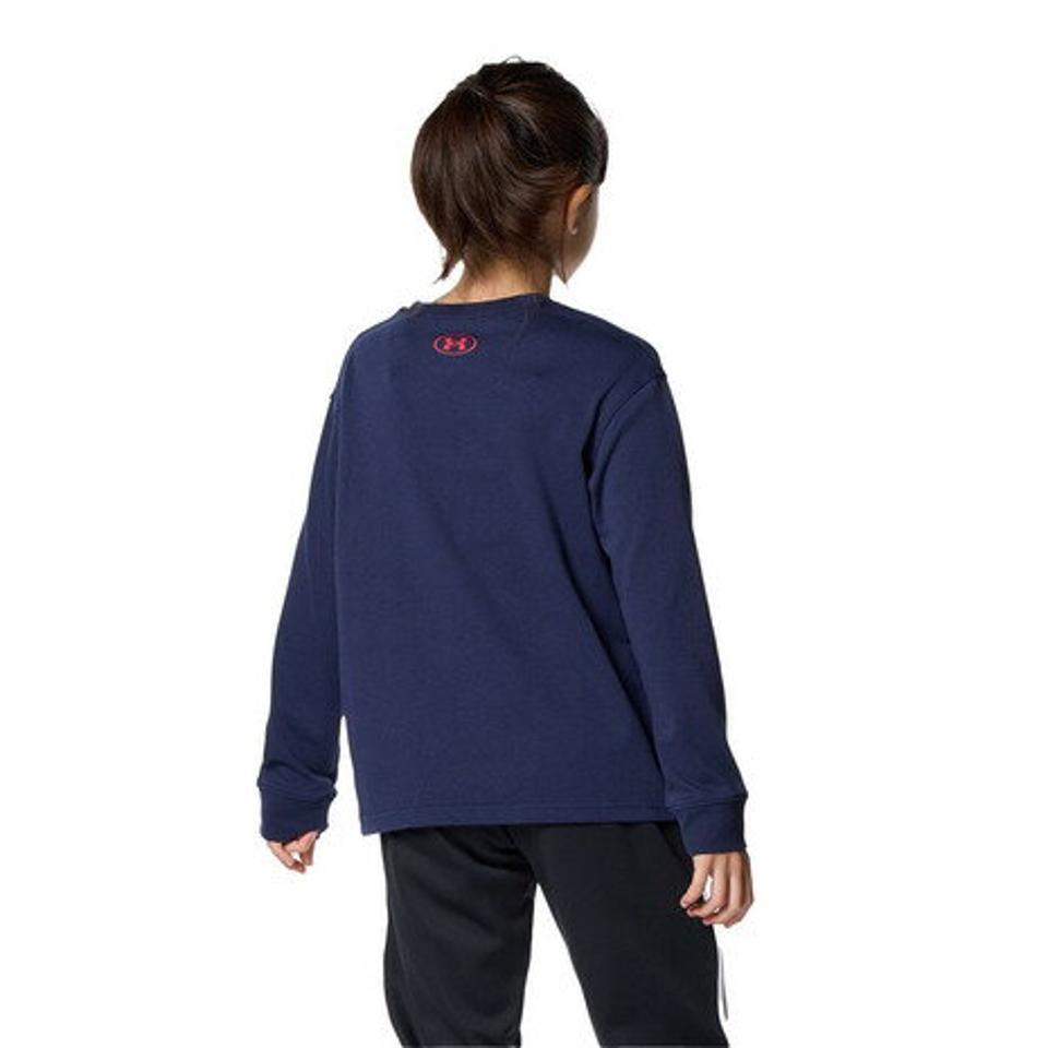 アンダーアーマー（UNDER ARMOUR）（キッズ）長袖Tシャツ キッズ ヘビーウエイト コットン グラフィック 1381169