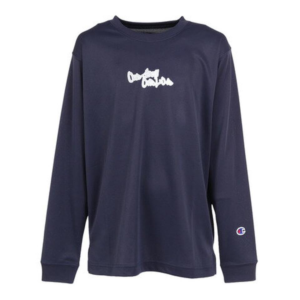 【3点10%OFFクーポン対象！9/28まで】チャンピオン（CHAMPION）（キッズ）バスケットボールウェア ミニ ロングスリーブTシャツ CK-YB415 370