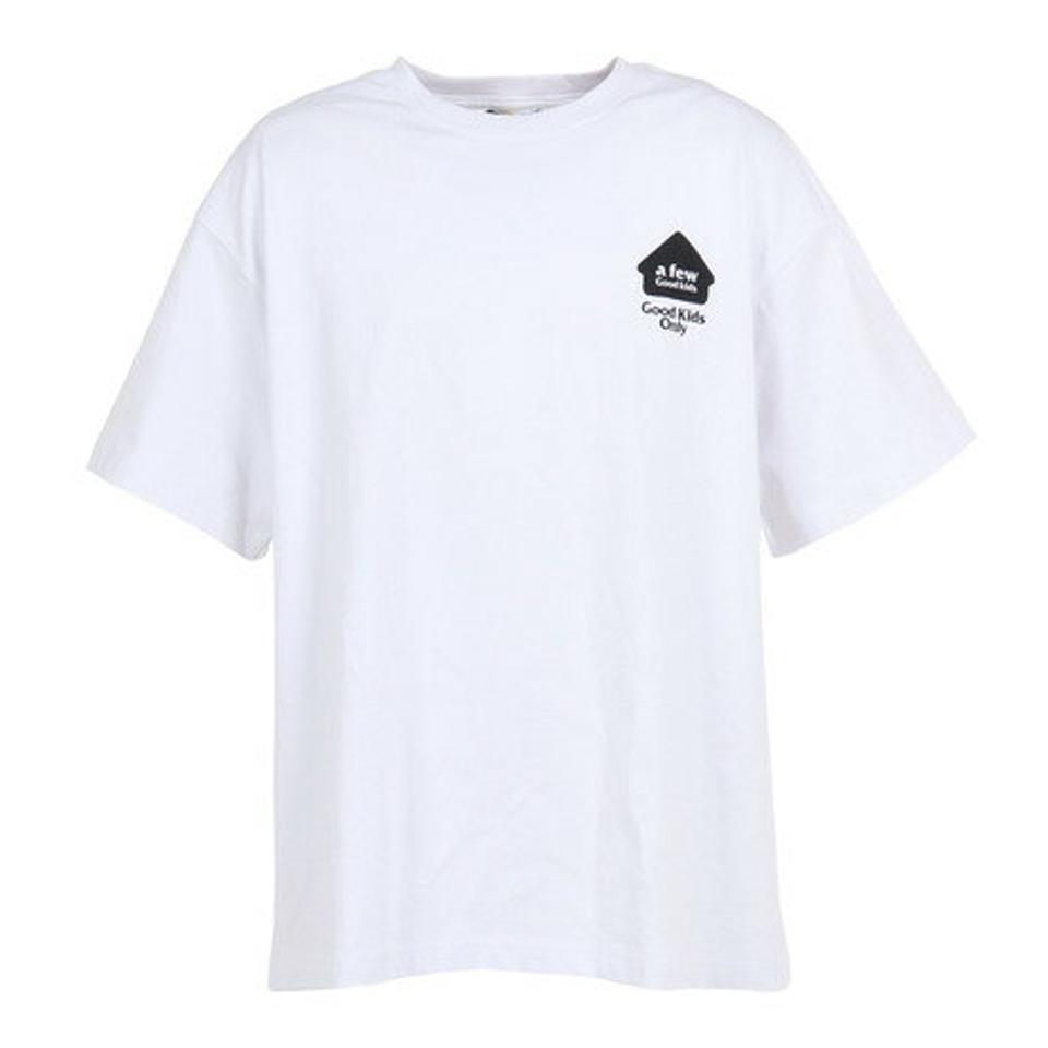 A Few Good Kids（A Few Good Kids）（メンズ）ミニハウスロゴ 半袖Tシャツ 22SSD3-00304-005-WH