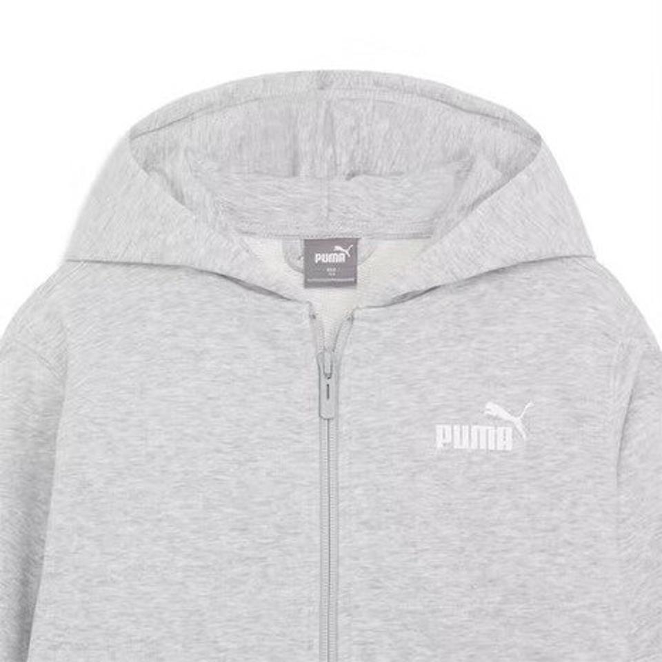 【20%OFFクーポン対象！1/9まで】プーマ（PUMA）（キッズ）ジャージ キッズ ボーイズ POWER カラーブロック フーデッド 678571 04 LGRY