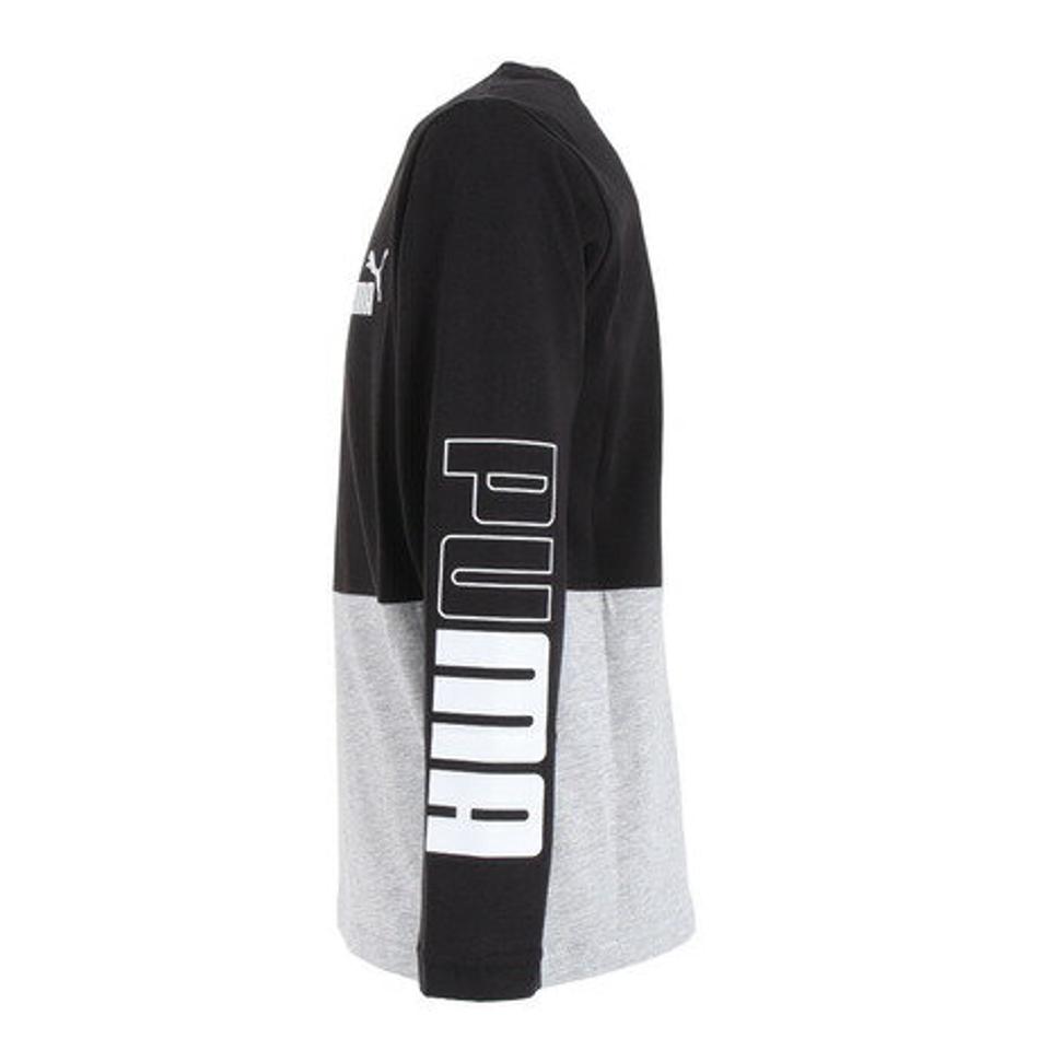 プーマ（PUMA）（キッズ）長袖Tシャツ キッズ PUMA POWER 677720 51 BKWT