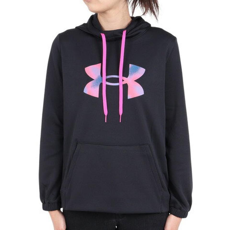 アンダーアーマー（UNDER ARMOUR）（レディース）パーカー レディース アーマーフリース ビッグロゴ 1381242 001