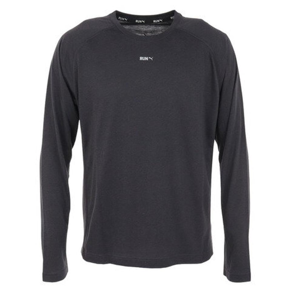 プーマ（PUMA）（メンズ）長袖Tシャツ メンズ RUN グラフィック 524618 75 DGRY