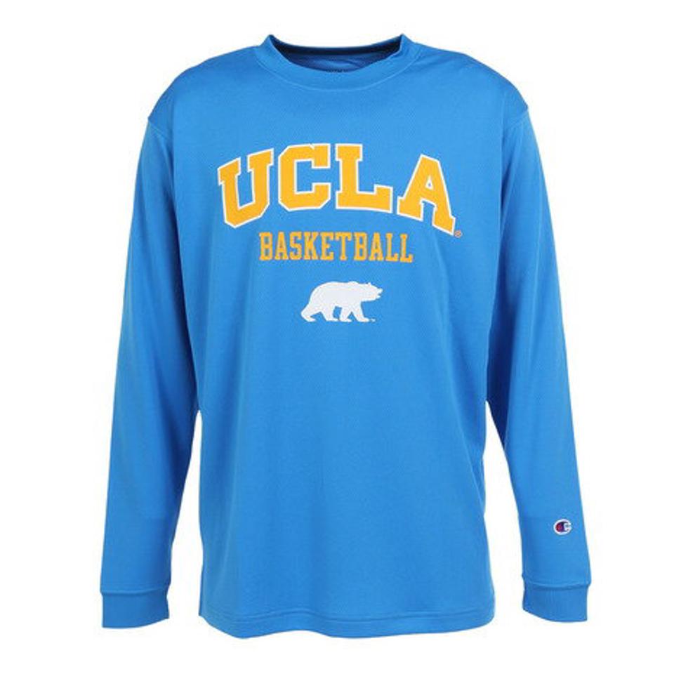 【3点10%OFFクーポン対象！9/28まで】チャンピオン（CHAMPION）（メンズ）バスケットボールウェア UCLA ロングスリーブTシャツ C3-YB465 34C