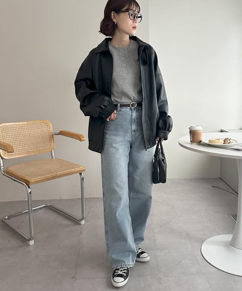 【29色展開/インナー使いにも◎】ワッフルボーダー長袖Tシャツ《WEB限定》